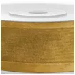 tasiemka szyfonowa z lamowka premium zlota 25 mm 25 m