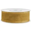 tasiemka szyfonowa z lamowka premium zlota 25 mm 25 m