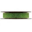 tasiemka z krysztalkami santex zielona 15mm 1m