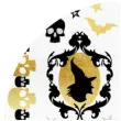 tatuaz wodny halloween wiedzmy i czaszki metalizowany arpex