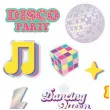 tatuaze zmywalne retro disco partypal 23 szt
