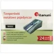 temperowka metalowa pojedyncza srebrna titanum