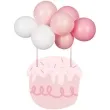 topper balonowy classic rozowy partydeco 29 cm