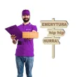 topper drewniany emerytura hip hip hurra 11 x 16 5 cm
