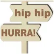 topper drewniany emerytura hip hip hurra 11 x 16 5 cm