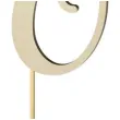 topper drewniany liczba 0 18 cm