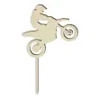 topper drewniany moto cross 11x17 5 cm