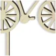 topper drewniany rower cross 11x12 5 cm
