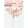 topper papierowy bride to be rozowe zloto godan 22 cm