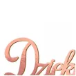 topper papierowy dziekujemy serce rose gold partycollection 22 x 14 cm