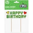 topper papierowy game on happy birthday godan 14 5 cm