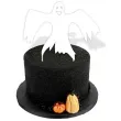 topper papierowy halloween duch bialy 18x19 cm