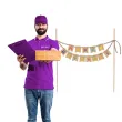 topper papierowy happy birthday baner arpex 20 cm