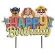 topper papierowy happy birthday psi patrol dekora 17 cm