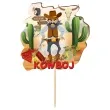 topper papierowy kowbojskie party bad dalton 18 5 cm