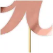topper papierowy liczba 90 rose gold metalic 18 cm