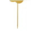 topper papierowy the end penisek zloty 14 x 17 5 cm