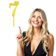 topper plastikowy cyfra 7 korona zlota partypal