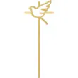 topper z pleksy komunia sw ihs krzyz i golebica zloty 24 cm