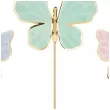toppery papierowe kolorowe motylki 9 szt