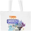 torba eko halloween mroczne tajemnice bialy 40x35 cm