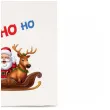 torba eko mikolaj w saniach ho ho ho bialy 40x35 cm