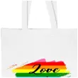 torba eko tecza love is love bialy 40x35 cm