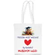 torba eko trzeba mie wielkie serce by kszta ci m odych ludzi bia y 40x35 cm