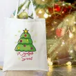 torba eko wesolych swiat bajeczne swieta choinka bialy 40x35 cm