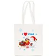 torba eko wesolych swiat i love zima bialy 40x35 cm