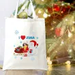 torba eko wesolych swiat i love zima bialy 40x35 cm