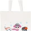 torba eko wesolych swiat merry christmas pingwinki bialy 40x35 cm