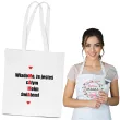 torba eko wiadomo ze jestes calym moim swiatem mama bialy 40x35 cm