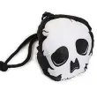 torba na zakupy czaszka brelok biala godan