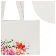 torba premium dzien mamy kwiaty ecru 40x34 cm