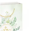 torebka na prezenty pierwsza komunia swieta ihs w eukaliptusie partypal 32x26x12 cm