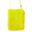 torebka party futrzana neonowa zolta widmann