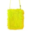 torebka party futrzana neonowa zolta widmann