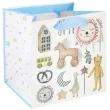 torebka prezentowa dzieciece atrybuty kon blekitny partypal 23 x 23 x 20 cm