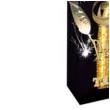 torebka prezentowa glamour butelka party time partypal 34x12x10 cm