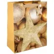 torebka prezentowa golden christmas gwiazdki partypal 50x38 cm