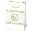 torebka prezentowa i komunia hostia na koronce pol maki 29x40x12 cm