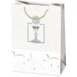 torebka prezentowa i komunia kielich w ramie pol maki 23x32x11 cm