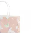 torebka prezentowa jednorozec z rozowa grzywa rozowy partydeco 24 x 10 x 32 cm