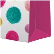 torebka prezentowa kolorowe pompony paw 33 5 x 26 5 x 13 cm