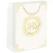 torebka prezentowa komunia swieta ihs ornament partypal 15x20 cm