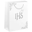 torebka prezentowa komunia swieta ihs z golebica partypal 32x26x12 cm