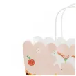 torebka prezentowa konie rozowy jasny partydeco 23 x 22 x 8 5 cm