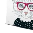 torebka prezentowa kotek w okularach paw 20x25 cm