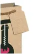 torebka prezentowa kraft butelka wine bez partypal 34x12x10 cm